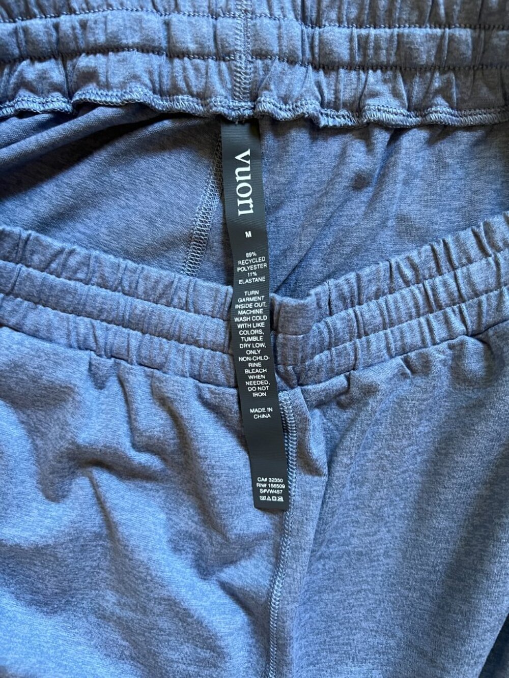 Vuori Boyfriend Jogger Blue Heron Heather Medium NWT - Picture 5 of 12
